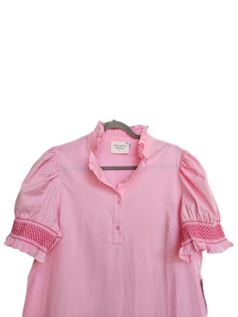 NWT Hyacinth House Pink Embroidery Eliza Midi Dress XL - Picture 4 of 12